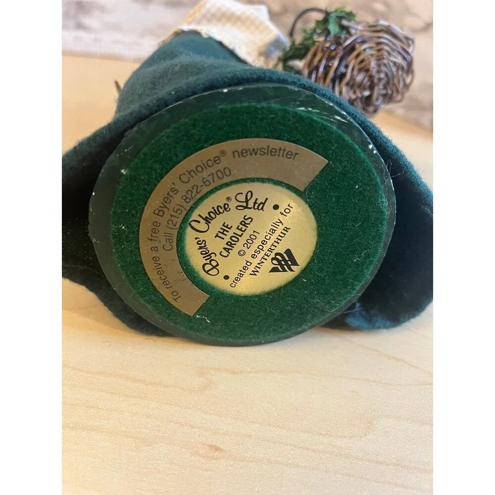 Byers Choice 2000 Exclusive Winterthur Holly Gatherer Gardener